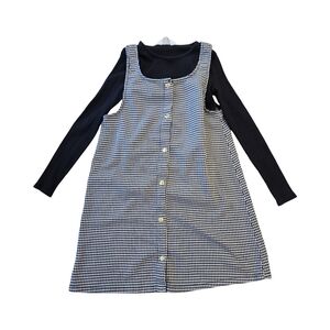 H&M 2 Piece Dress And Top Houndstooth Set Size: 10